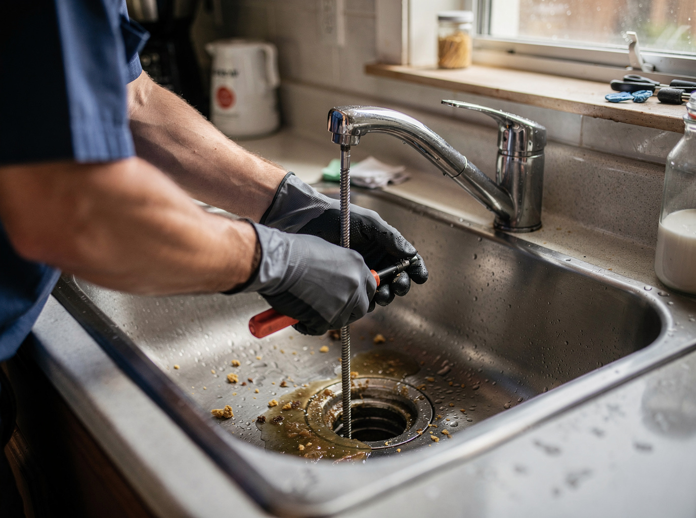 Clogged Kitchen Sink in Englewood, CO